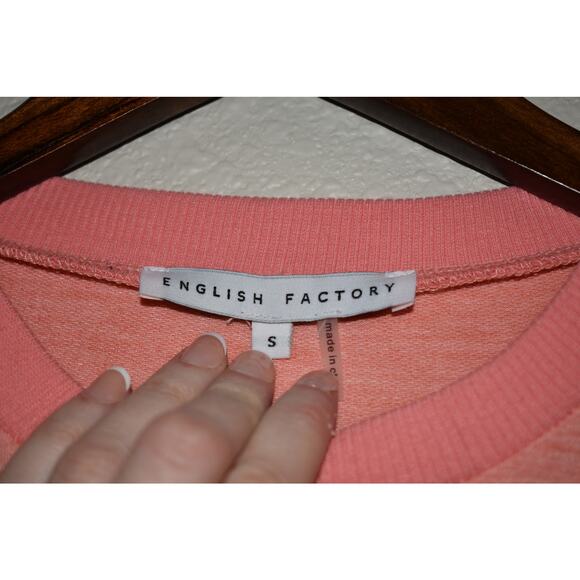 English Factory Peach T-Shirt Tie Dress Size S - Picture 3 of 4